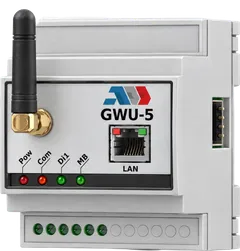GWU-5 ağ geçidi, üç çeyrek açıdan görünüm