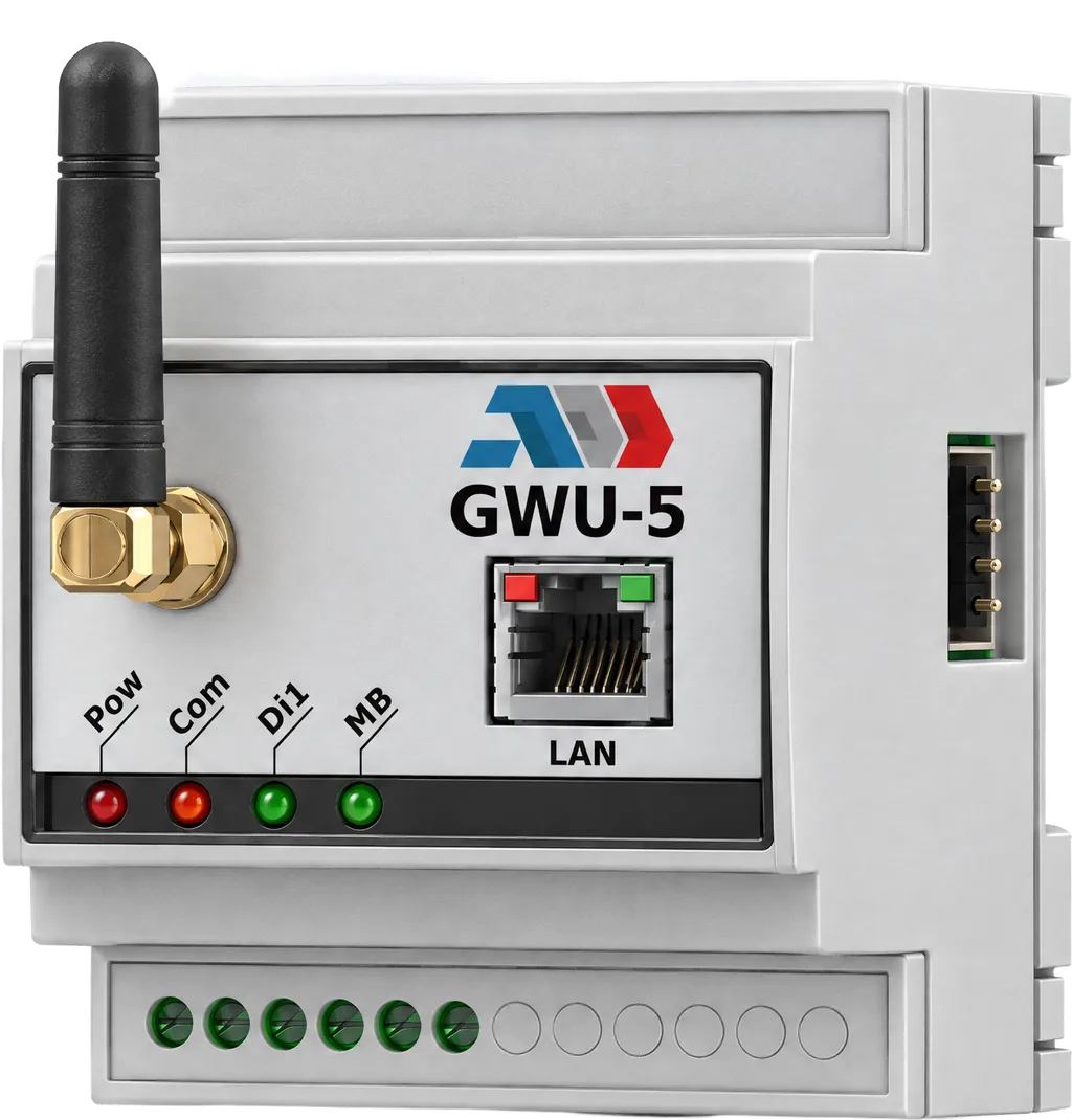 GWU-5 ağ geçidi, üç çeyrek açıdan görünüm