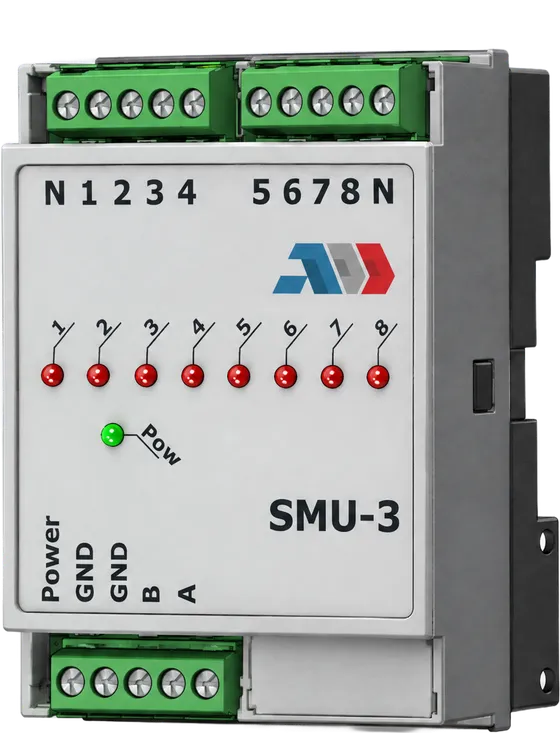 SMU-3 voltage detector, three-quarter view