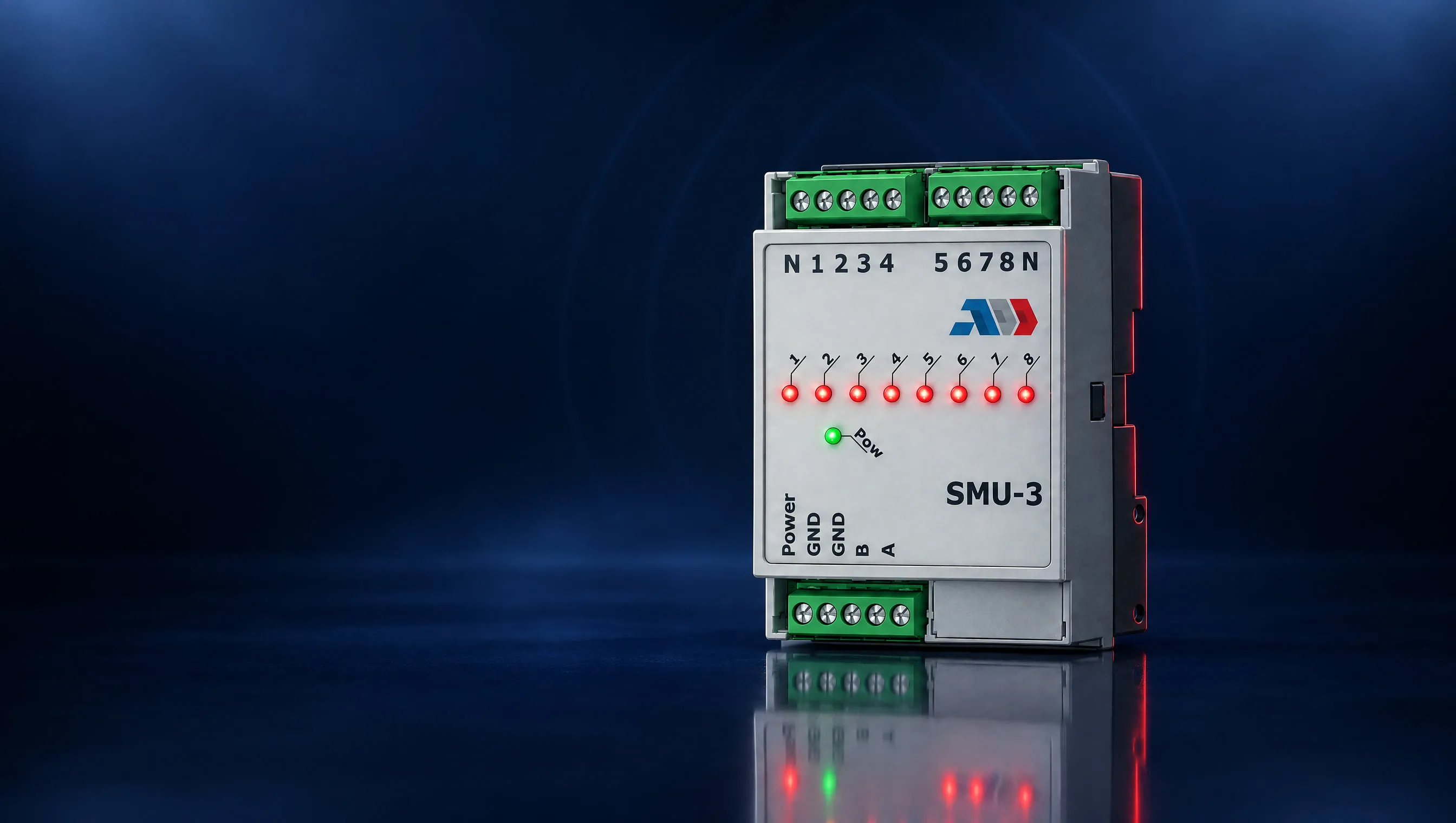 SMU-3 voltage detector, three-quarter view